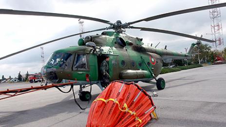Военните изпратиха хеликоптер заради пожар край Драгоман