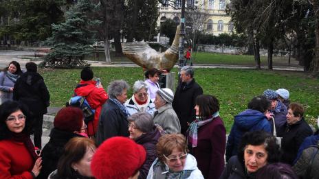 Евреите във Варна почетоха спасителите си пред Паметника на благодарността (Снимки, Обновена)