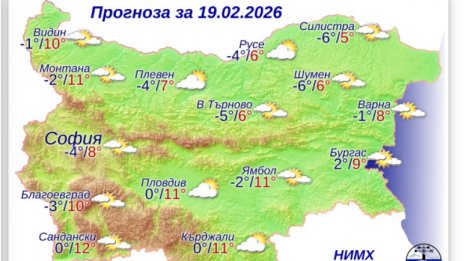 Какво време ни очаква в четвъртък?