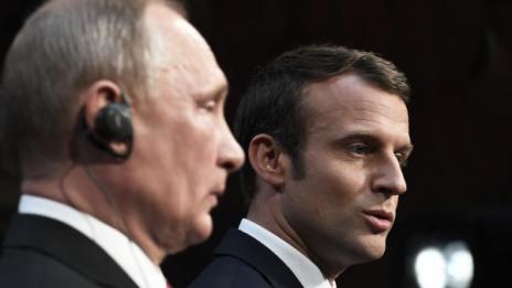 Макрон и Путин от Версай: Заедно в борбата с тероризма! 