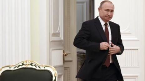 Машина затрудни Путин при гласуване