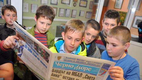 Малки журналисти гостуваха на Медийна група „Черно море“