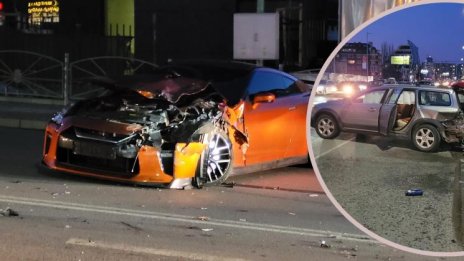 Тийн фучи с 220 км/ч със спортен McLaren – завърши с челен удар в София