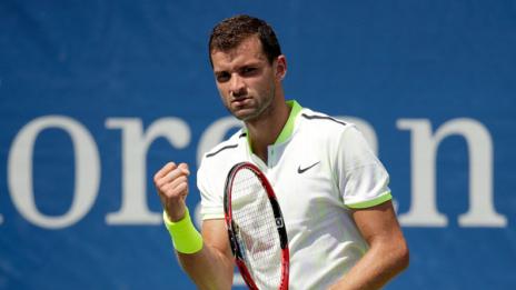 Гришо загрява с Рафа Надал в навечерието на US Open