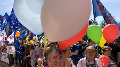 1 май в Русия: "За справедлива икономика" срещу "Марш на гнева"  