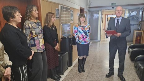 Апелативният съд във Варна изпрати в пенсия дългогодишен съдебен секретар