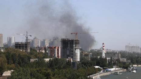 120 сгради пострадаха от голям пожар в Ростов на Дон