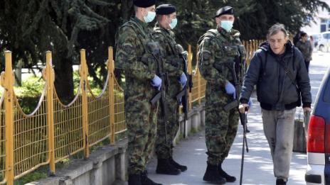 84-часов полицейски час в Сърбия по Великден