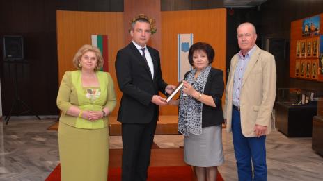 Иван Портних се срещна с Янка Такева