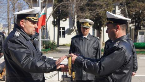 Командирът на Пункт за базиране – Варна, премина в запаса