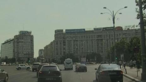 Протест блокира центъра на Букурещ