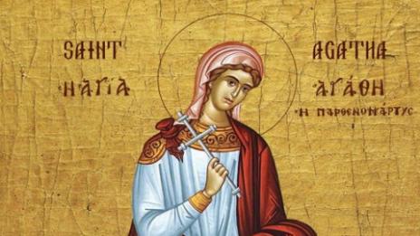 Православната църква почита паметта на св. мъченица Агатия