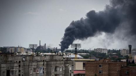 Украинската авиация е нанесла удари по предградия на Луганск