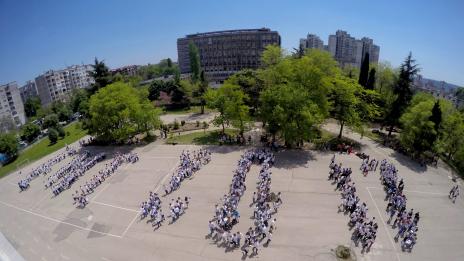 Ученици популяризират #Варна 2017