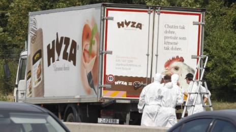 По 25 г. затвор за 3-ма българи за смъртта на 71 мигранти в камион