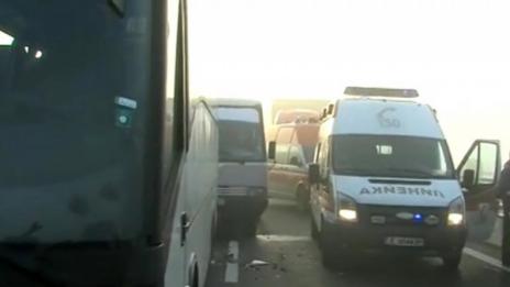 Загиналият на магистрала „Струма“ опитвал да сигнализира на шофьорите за инцидента