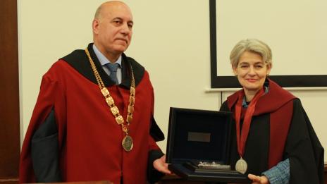 Обявиха Ирина Бокова за „Доктор хонорис кауза“ на ИУ-Варна