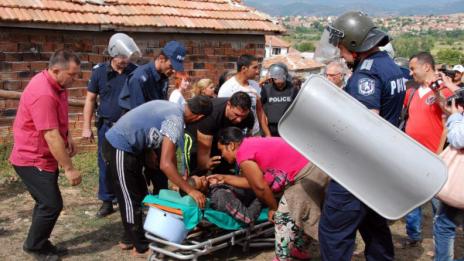 Ромите в Гърмен на пореден протест, този път неразрешен