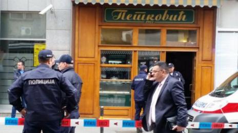 Мъж се самовзриви в сладкарница в Белград