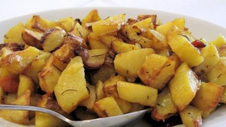 Печени картофи с подправки по кипърски