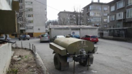Водоноска замръзна в Шумен