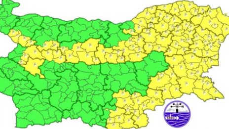 И за утре е обявен жълт код за силен вятър във Варна 