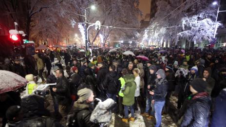 Нов голям протест срещу управляващите в Сърбия