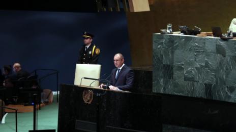 Президентът Радев от трибуната на ООН: Тероризмът и екстремизмът са основни заплахи 