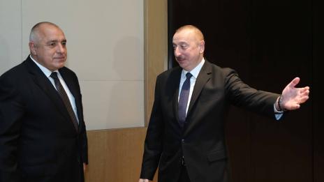 Борисов и президентът на Азербайджан Илхам Алиев обсъдиха енергийното сътрудничество