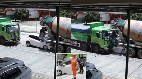 Късметлийки: Жени оцеляха след сблъсък на два камиона ВИДЕО