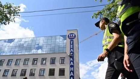 Обстрелваха сградата на украинска телевизия с гранатомет