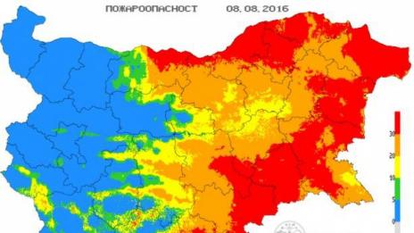 И днес на места остава пожароопасно