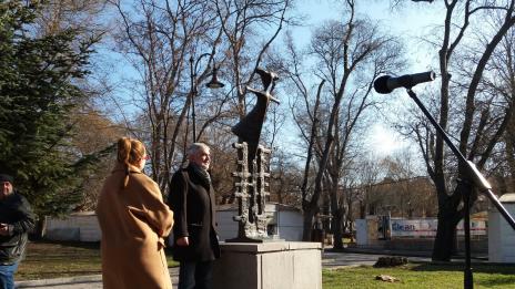 Откриха бронзова пластика „Полет“ на площад  "Атлантическа солидарност"