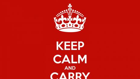 Наддават от 21 000 паунда за плакат "Keep calm and carry on"