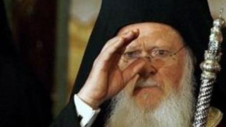 Вселенският патриарх благослови деца на загинали полицаи