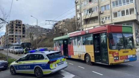 Катастрофа в района на ЖП гарата във Варна