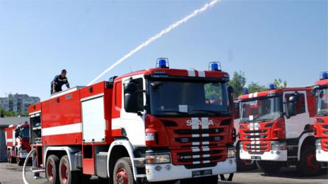 Взриви се двигателят на микробус в Благоевград