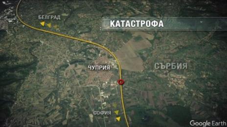 Микробус с българи се преобърна в Сърбия, 13 са ранени