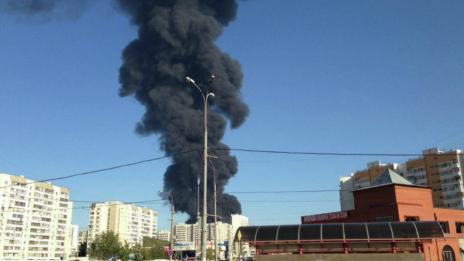 Всички загинали при пожар в склад в Москва са граждани на Киргизстан