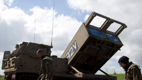 Израелската армия стреля по сирийски позиции
