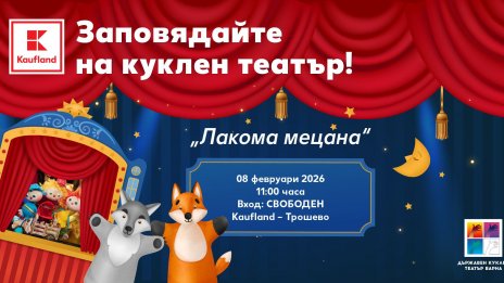  Безплатен куклен театър във Варна носи смях и поука с &bdquo;Лакома мецана&rdquo; 