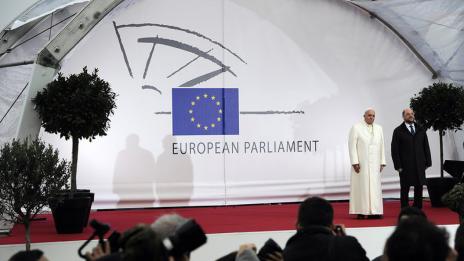 Папа Франциск на кратка визита в Европарламента
