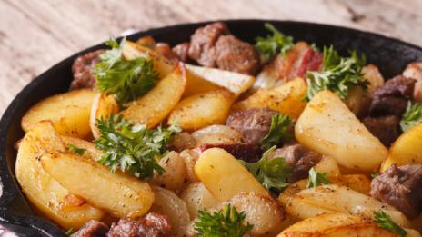 Картофи соте с бекон