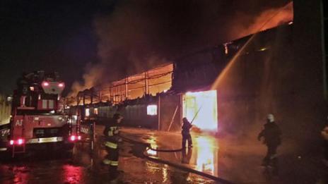 Голям пожар бушува в Пловдивско