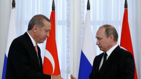На среща с Ердоган Путин изрази увереност, че турското ръководство ще успее да нормализира напълно ситуацията в страната