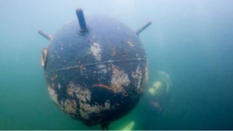 Откриха мина в Черно море до границата на България