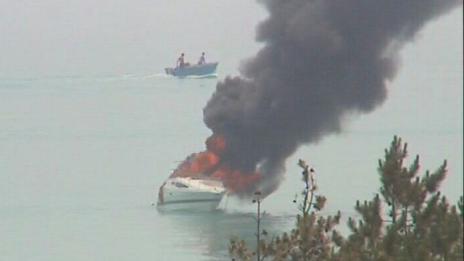 Моторна яхта потъна в Черно море