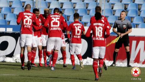 Ранен гол на Соу класира ЦСКА на 1/4-финал за Купата