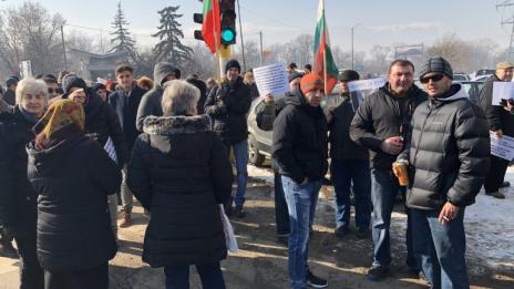 Столичани блокираха Околовръстното шосе