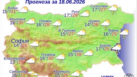 Какво време ни очаква в четвъртък?